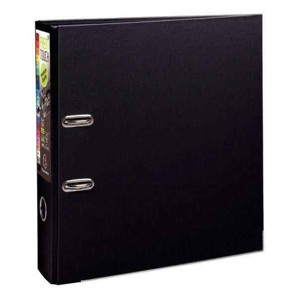 59030 - Classeur à levier A4+ Prem' Touch Exacompta Dos 8cm Noir Classeur ? levier A4+ Prem' Touch Dos 8cm Bleu fonc? – Image 3