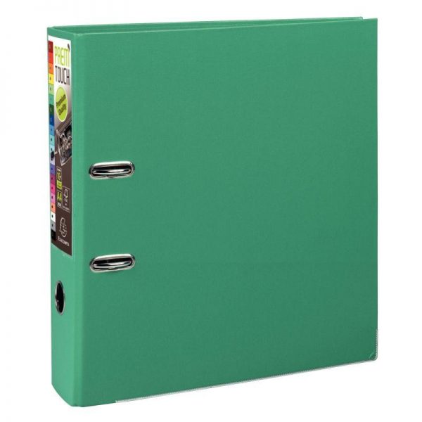 59033 - Classeur à levier A4+ Prem' Touch Exacompta Dos 8cm Vert Classeur ? levier A4+ Prem' Touch Dos 8cm Vert – Image 1
