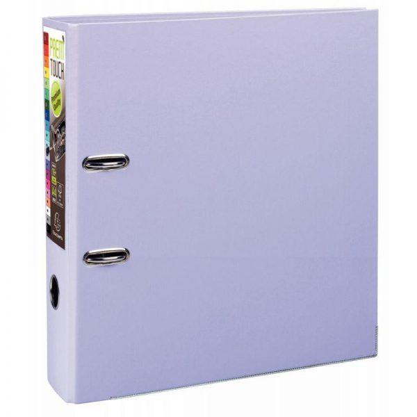 59038 - Classeur à levier A4+ Prem' Touch Exacompta Dos 8cm Lilas Classeur ? levier A4+ Prem' Touch Dos 8cm Bleu fonc? – Image 2