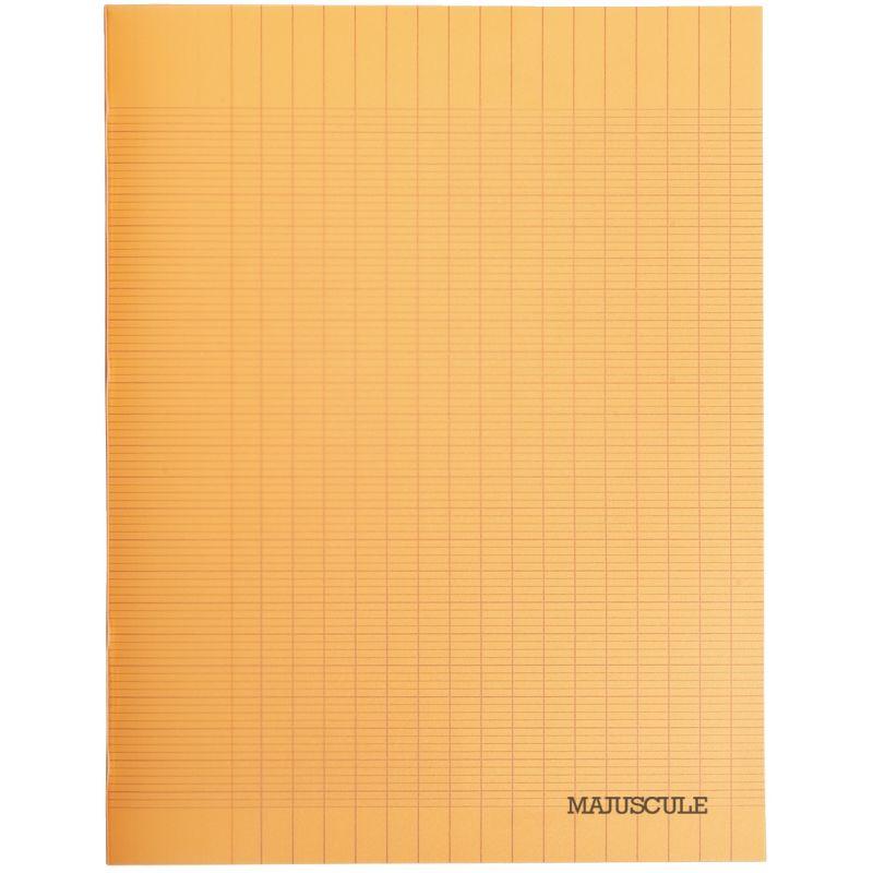 Cahier PP 48 pages 24x32 cm 90g Orange - La Grande Papeterie