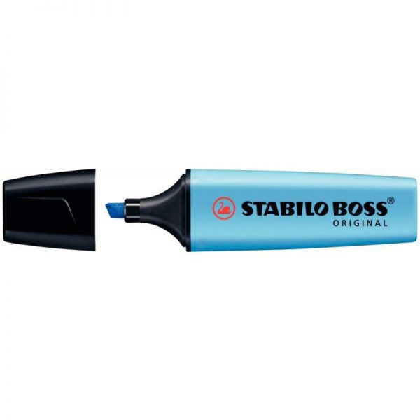 01420 - Surligneur Stabilo Boss Original Bleu Surligneur Stabilo Boss Original Rose – Image 3