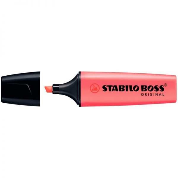 01421 - Surligneur Stabilo Boss Original Rouge Surligneur Stabilo Boss Original Turquoise – Image 2