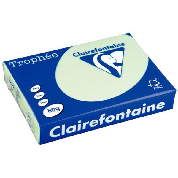 15846 - Ramette A3 500 feuilles 80g Clairefontaine Vert Pastel Ramette A3 500 feuilles 80g Clairefontaine Canari – Image 3