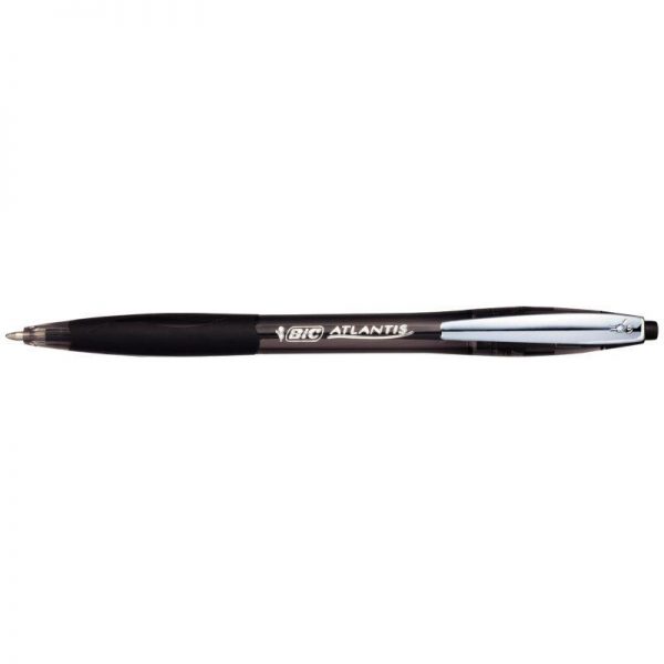 21769 - Stylo Bic Atlantis Premium Noir Stylo Bic Atlantis Premium Noir – Image 1