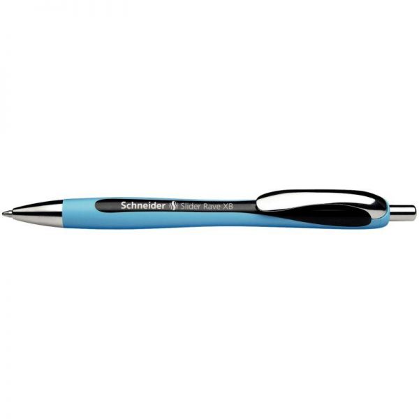 21782 - Stylo bille Schneider Slider Rave Noir Stylo bille Schneider Slider Rave Rouge – Image 2