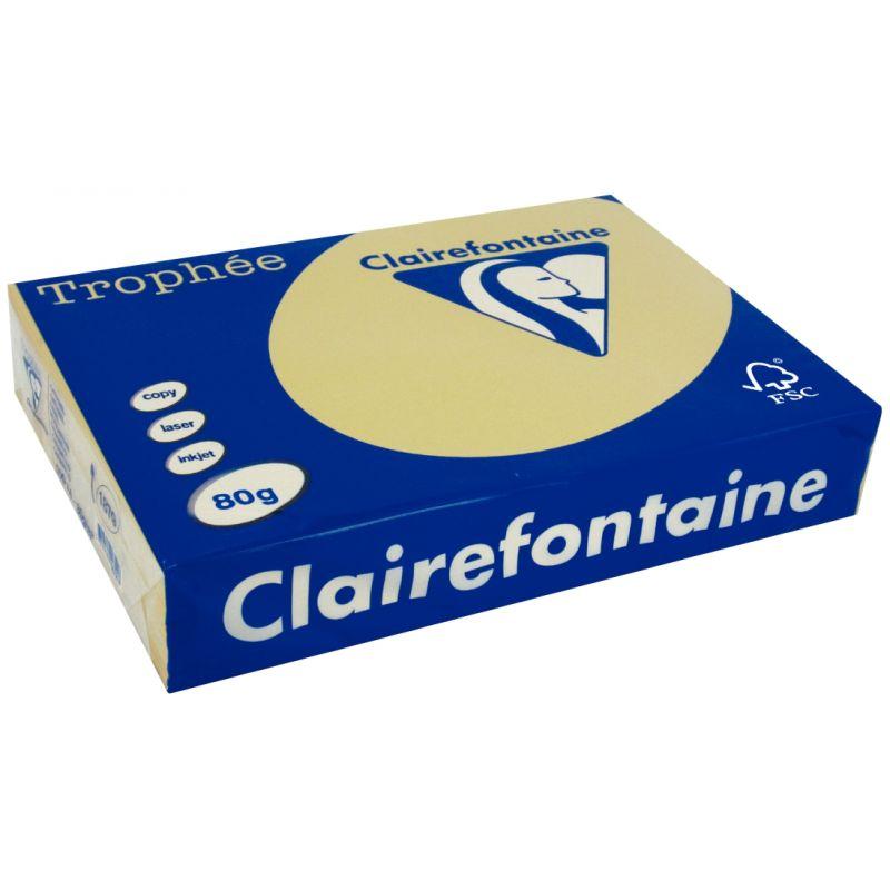 Ramette A4 500 feuilles 80g Clairefontaine Caramel - La Grande Papeterie