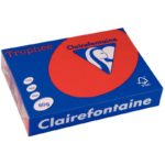 Ramette A4 500 feuilles 80g Clairefontaine Rouge Groseille