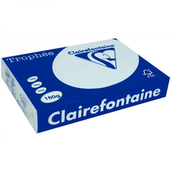 36778 - Ramette A4 250 feuilles 160g Clairefontaine Bleu Pastel Ramette A4 250 feuilles 160g Clairefontaine Vert Pastel – Image 3