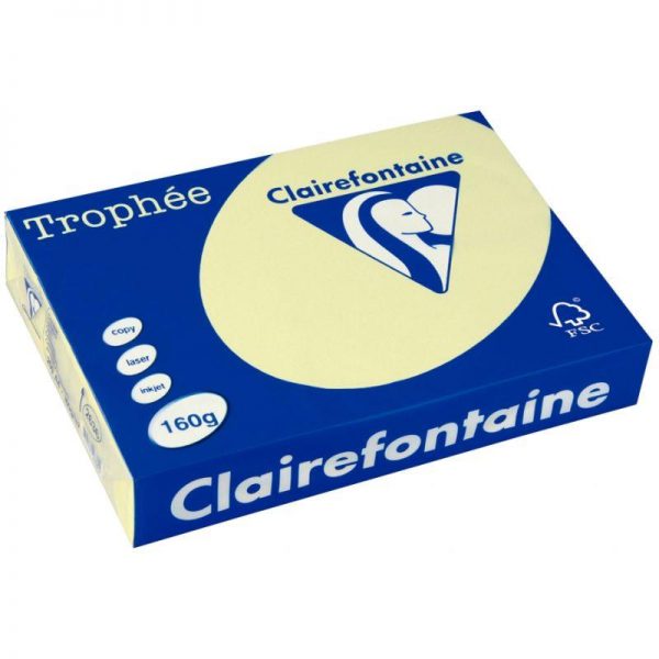 36779 - Ramette A4 250 feuilles 160g Clairefontaine Canari Ramette A4 250 feuilles 160g Clairefontaine Vert Pastel – Image 4