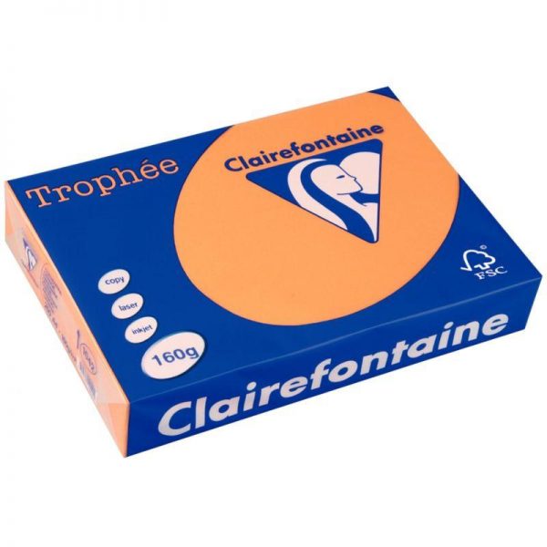36784 - Ramette A4 250 feuiolles 160g Clairefontaine Clémentine Ramette A4 250 feuilles 160g Clairefontaine Jonquille – Image 6