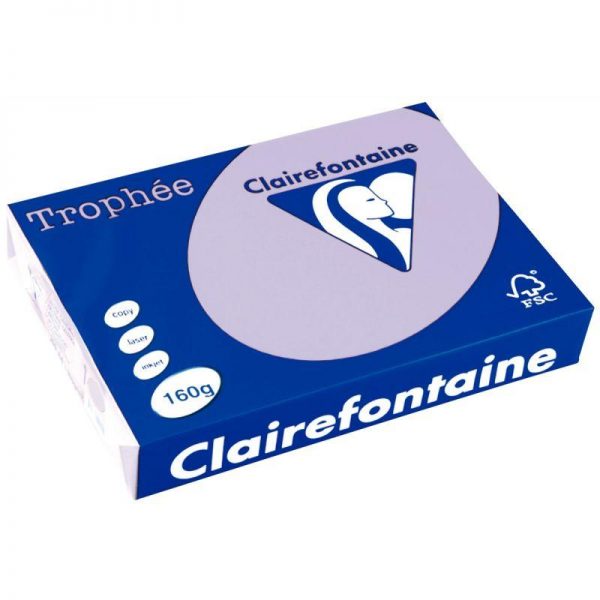 36785 - Ramette A4 250 feuilles 160g Clairefontaine Lilas Ramette A4 250 feuilles 160g Clairefontaine Jonquille – Image 3