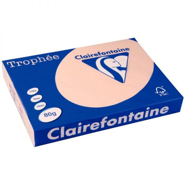 36807 - Ramette A3 500 feuilles 80g Clairefontaine Saumon Ramette A3 500 feuilles 80g Clairefontaine Canari – Image 2