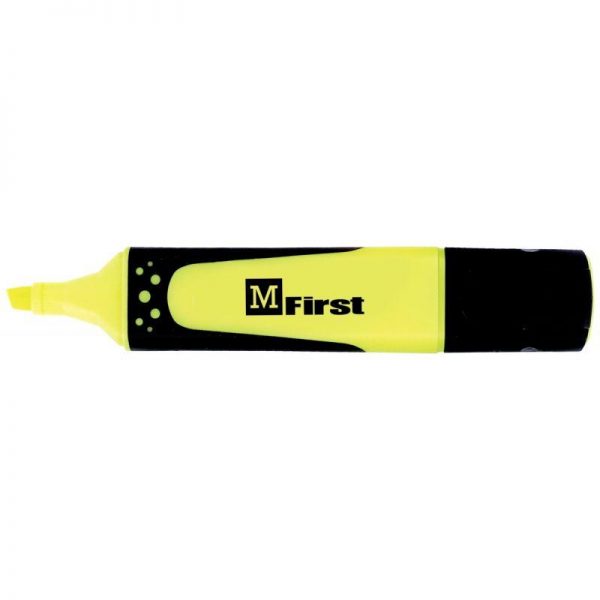 62996 - Surligneur Grip M-First Jaune Surligneur Grip M-First Jaune – Image 1