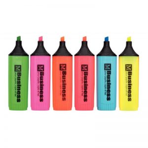 Pochette de 6 surligneurs Universels M-Business