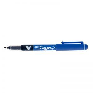 Feutre Pilot V-Sign Pen Bleu