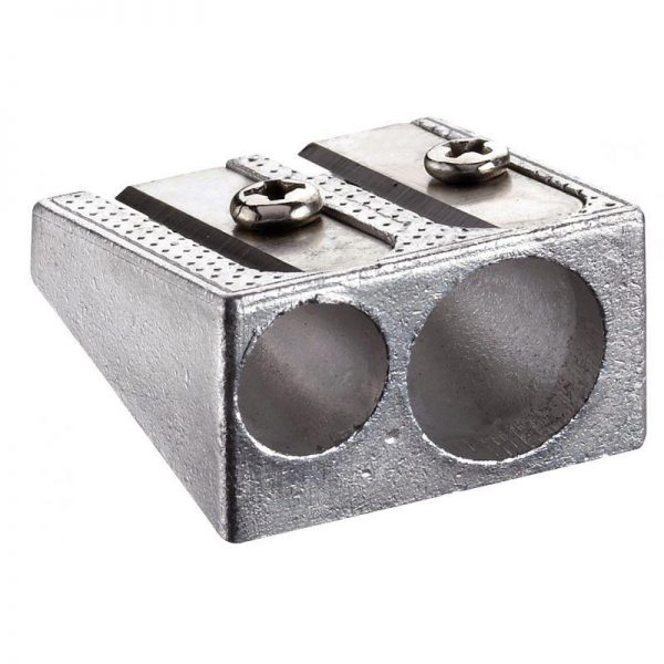 Taille-crayons Métal 2 usages – Image 1