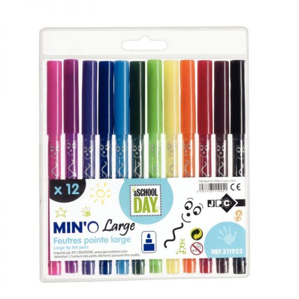 Pochette de 12 feutres JPC – Image 1