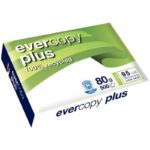 Ramette A4 500 feuilles 80g Evercopy Plus 100% recycl?