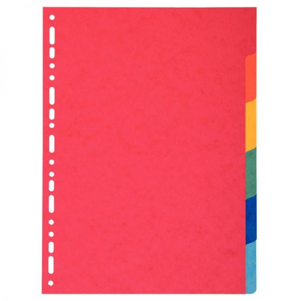 Jeu 6 intercalaires Exacompta carton lustr? A4 – Image 1
