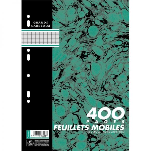 Sachet 100 copies doubles perforées A4 Séyès 70g – Image 2