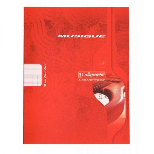 35332 - Cahier de musique 48 pages 17x22cm Séyès Cahier de Musique PP 48 pages 17x22 cm SEYES – Image 1