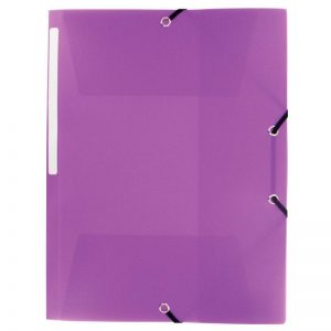 Chemise 3 rabats ? ?lastiques PP Budget Violet