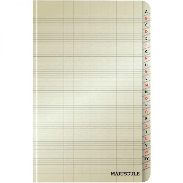 24587 - Répertoire 90g Piqué Gris Répertoire 11 x 17 cm Gris Perle – Image 1