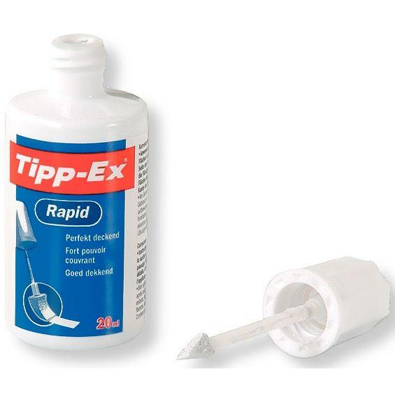 Tipp-Ex Rapid Correcteurs Liquides - 20 ml, Blister de 2 