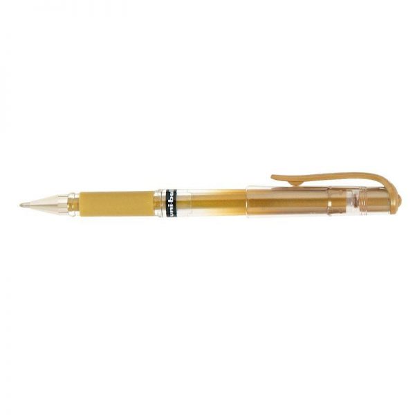 49574 - Stylo Gel Fantaisie Signo Broad  Or Uni-Ball Stylo Gel Fantaisie Signo Broad  Or Uni-Ball – Image 1