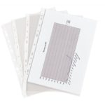 Sachet 100 Pochettes Perforées lisses Budget 7/100ème
