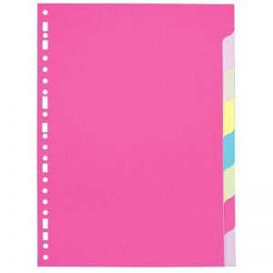 Jeu de 8 Intercalaires Carte lustré A4 170g Coutal