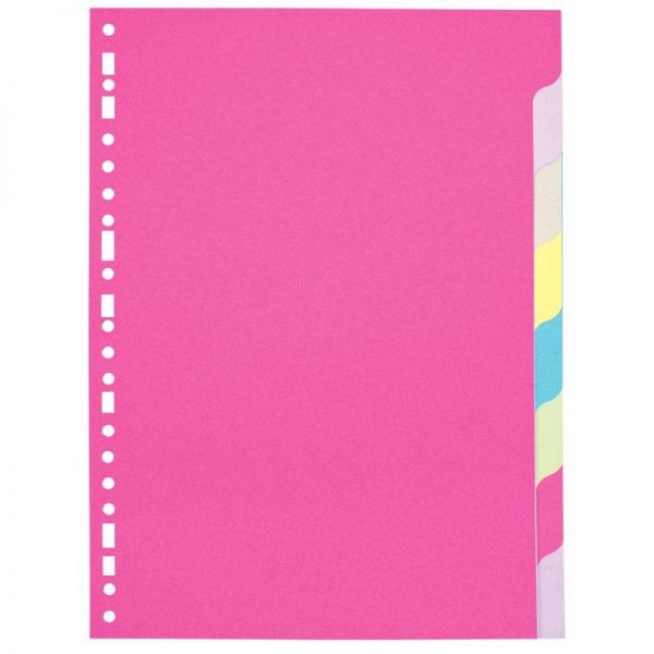 Jeu de 8 Intercalaires Carte lustré A4 170g Coutal – Image 1