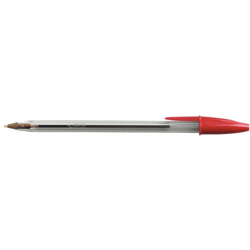 Stylo bille Bic cristal rouge (STV-P) – Papeterie Colbert