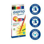 Étui de 12 Crayons de Couleur Elios Triangular