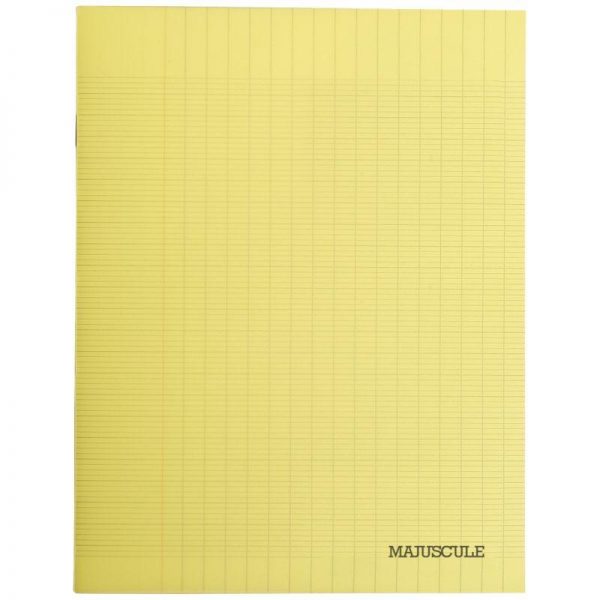 68249 - Cahier PP 64 pages 17x22 cm Seyès Jaune Cahier PP 64 pages 17x22 cm Seyès Jaune – Image 1