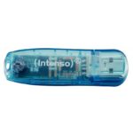Clé USB 2.0 Intenso Rainbow 4GO Bleu