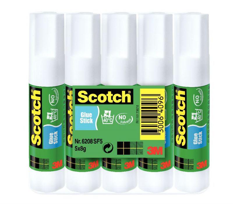 Lot de 5 Baton de Colle 8g Scotch - La Grande Papeterie