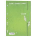 Sachet 50 Feuilles Mobiles A4 Séyès 80G Vert