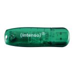 Clé USB 2.0 Intenso Rainbow 8GO Vert
