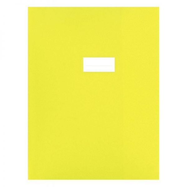 12485 Protège Cahier 24x32 cm 21/100ème Jaune – Image 1
