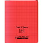Cahier PP 48 pages 17x22 cm à rabats Séyès Rouge