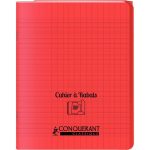 Cahier PP 96 pages 17x22 cm à rabats Séyès Rouge