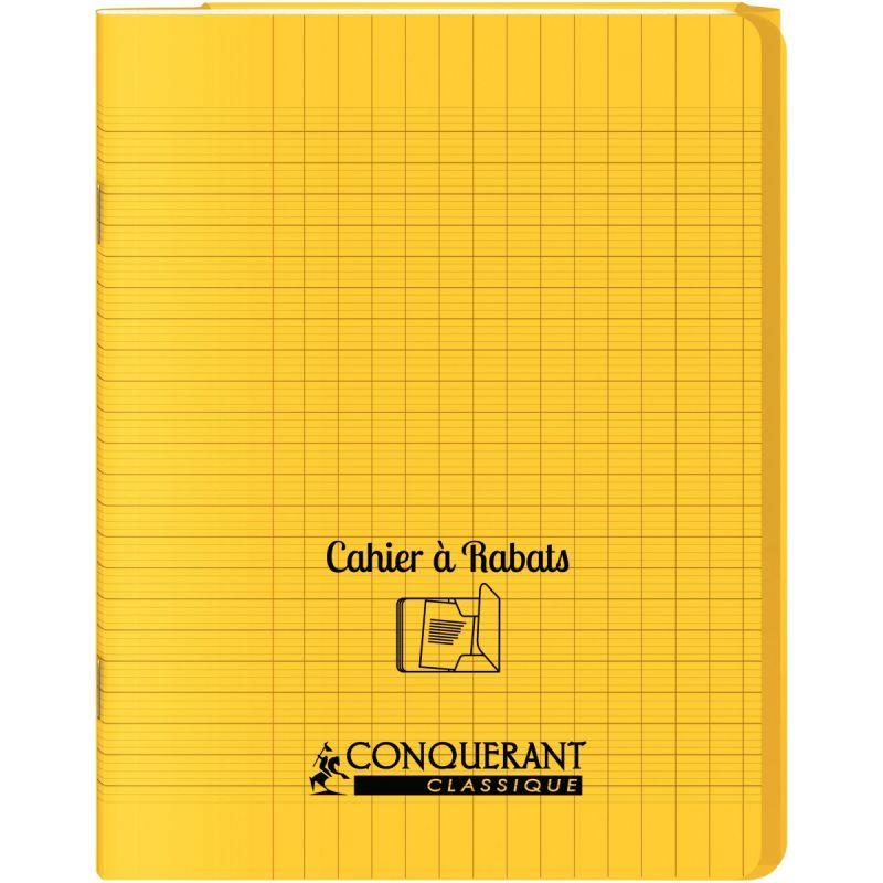 Cahier PP 96 pages 17x22 cm Jaune - La Grande Papeterie