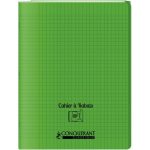 Cahier PP 96 pages 24x32 cm à rabats Séyès Vert