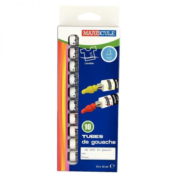 16348 Boîte 10 Tubes 10Ml de Gouache – Image 1
