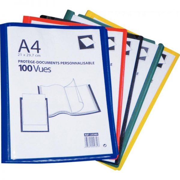 Protège Documents Personnalisable 100 Vues – Image 1