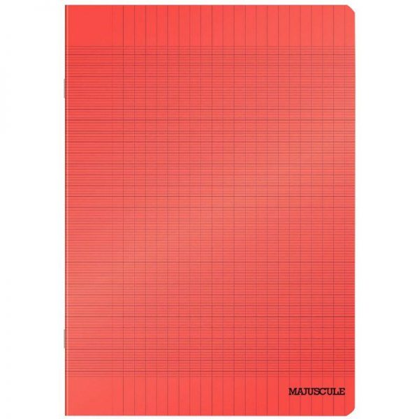 Cahier PP 48 pages A4  Séyès 90g Rouge – Image 1