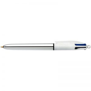 Stylo Bic 4 couleurs  Shine Silver