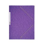 Chemise à Élastique 3 rabats carte Violet 29692