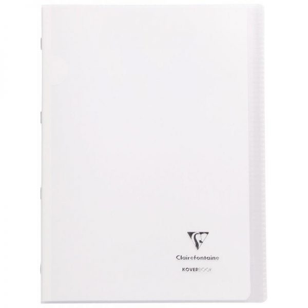 Cahier Koverbook PP 96 pages A4 Séyès 90g Incolore – Image 1